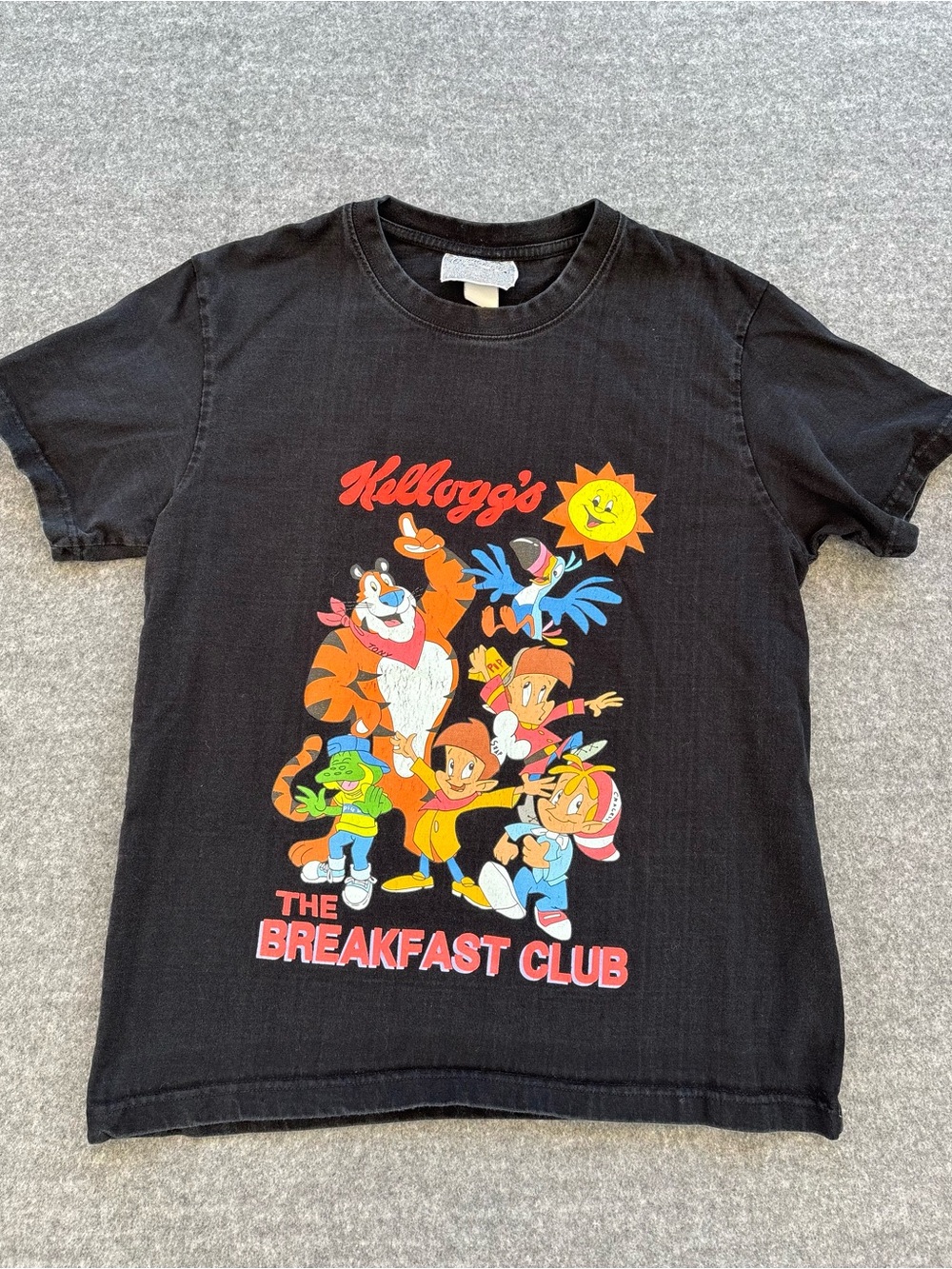 Kellogg's The Breakfast Club black cotton t-shirt size Youth Medium